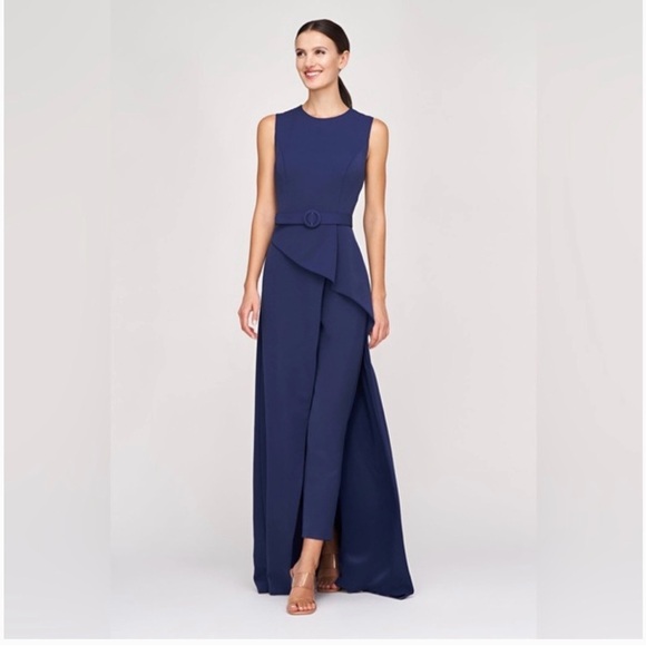 Kay Unger Dresses & Skirts - NEW without tags Kay Unger Owen Gown/Jumpsuit in color Indigo Navy